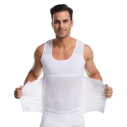 Men's Compression Shirt Slimming Body Shaper Vest