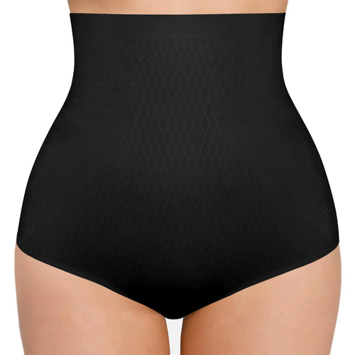FeelinGirl Tummy Control Shapewear Panties for Women: Seamless High Waisted Shaping Shapewear Girdle Underwear Black XL