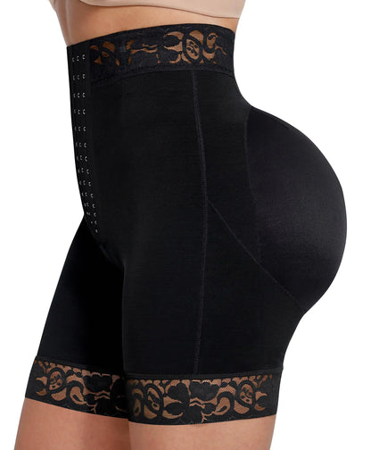 SHAPELLX Tummy Control Shapewear Shorts Body Shaper Plus Size Shapewear Butt Lifting Panties(Black3X-Large)