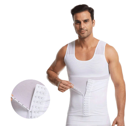 Men's Compression Shirt Slimming Body Shaper Vest