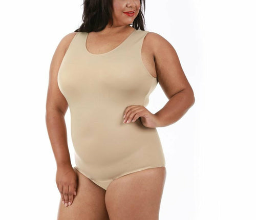 InstantFigure Tank Bodysuit Plus Size Shapewear WB4033C