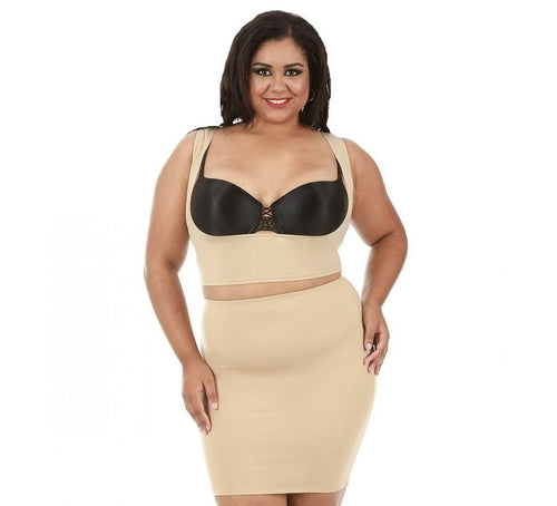 InstantFigure Plus Size Shapewear Slip Skirt WS40141C