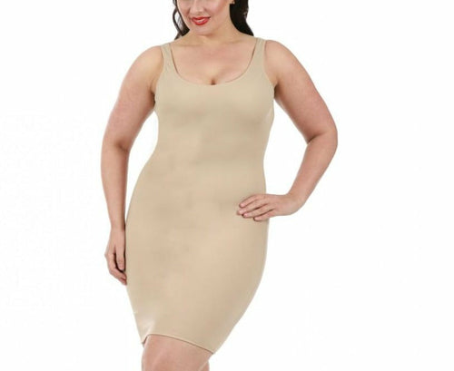 InstantFigure Slip Tank Dress Plus Size Shapewear WD40031C