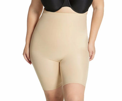 InstantFigure Hi-Waist Shorts Open Gusset Plus Size Shapewear WSH4211C