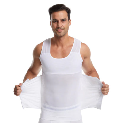 Men's Compression Shirt Slimming Body Shaper Vest