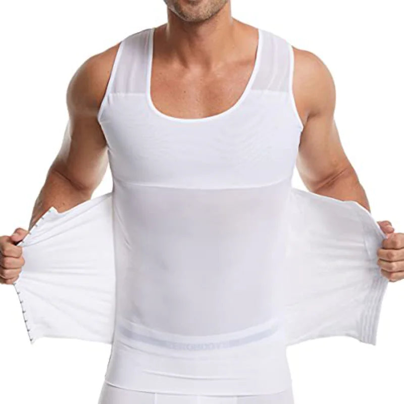 Men's Compression Shirt Slimming Body Shaper Vest
