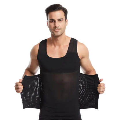 Men's Compression Shirt Slimming Body Shaper Vest